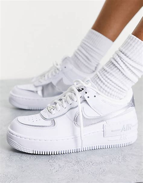 nike air force 1 shadow zilver